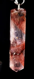 Himalayan Red Azeztullite  agnitite crystal pendant spiritual spark    #7179 - Picture 1 of 3