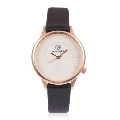 Reloj STRADA negro blanco unisex en caja de regalo tono oro rosa Compra 2 obtén 1 gratis Foto 1 de 4