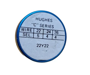 DMC Daniels Positionierer für Hughes 22Y22 Kontakte (Drahtgröße 22 / 24 / 26) - Bild 1 von 3