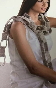 Chain Link Scarf Crochet Pattern - Picture 1 of 1