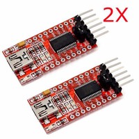 2Pc FT232RL FTDI USB 3.3/5.5V to TTL Serial Adapter Module for Arduino Mini Port