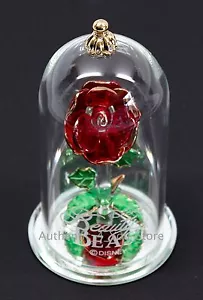 Nuevo Disney Arribas Brothers La Bella y la Bestia Rosa Encantada 4.25" Cúpula de Vidrio - Imagen 1 de 7
