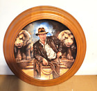 Indiana Jones And The Last Crusade Collector Plate In Van Hygan Smythe Holder -U