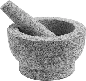 Granite Mortar and Pestle, 15 Cm Grey - Picture 1 of 1