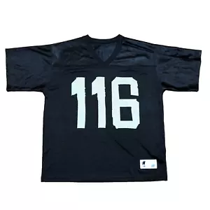 Miner League Athletics Football Jersey Adult Small 116 "Been About It" Black - Picture 1 of 5