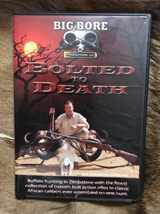 Bolted to Death afrikanische Jagd DVD von Big Bore Productions lose Disc - Bild 1 von 2