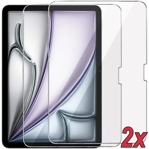 2x 9H Panzerfolie Glas Displayschutz für iPad Air 11 M3 2025 /M2 2024 Hartglas - Afbeelding 1 van 6