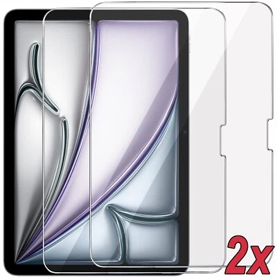 2x 9H Panzerfolie Glas Displayschutz für iPad Air 11 M3 2025 /M2 2024 Hartglas - Bild 1 von 4