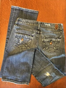 Peoples Liberation Tanya Boot Cut Star Pocket Women’s Size 25 - Picture 1 of 8