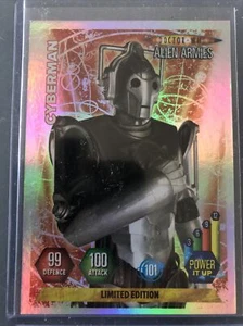 Doctor Who Alien Armies CYBERMAN Limited Edition Card Foil SCARCE - Picture 1 of 2