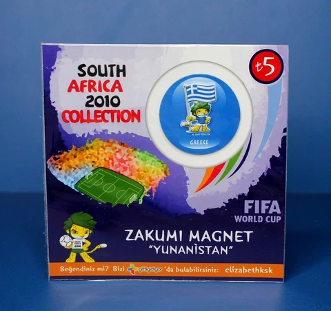FIFA 2010 South Africa World Cup Magnet - GREECE Cover