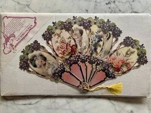Victorian Die-Cut Fan 1991 Gallery Graphics Sealed New/Old Stock - Picture 1 of 4
