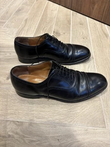 Church's'Legate' Black Leather Oxford Semi Brogues UK 8 Smart Formal Lace Up - Picture 1 of 15