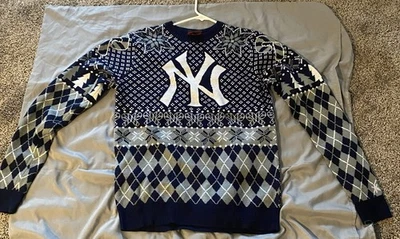 New York Yankees  Christmas Sweater Size Samll - Image 1 of 4