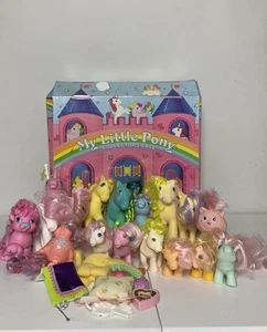Vintage Hasbro 80er My Little Pony Sammlerkoffer mit 17 Ponys/Freunden 1982-87 - Bild 1 von 24