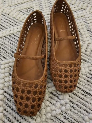 Б/у в отличном состоянии тканые балетки Joie Cognac размер 8,5 - Изображение 1 из 4