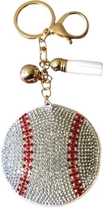 Popfizzy Baseball Keychain for Women, Backpack Keychain, Purse Charm - Picture 1 of 9