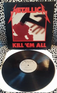 METALLICA LP KILL 'EM ALL 1983 MEGAFORCE RECORDS 1ST PRESSING MRT 069 METAL RARE - Bild 1 von 4