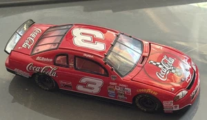 DALE EARNHARDT'S  98 MONTE CARLO #3 COCA COLA NASCAR CAR-1/64-GOOD-RED-ACTION - Picture 1 of 6