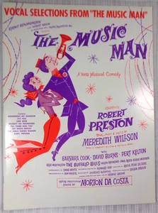 The Music Man Vocal Selections from "The Music Man" Preston Meredith Willson VG! - Picture 1 of 3