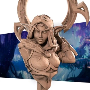 Moon Night Elf Eve | Art Bust | Bite the Bullet - Picture 1 of 6