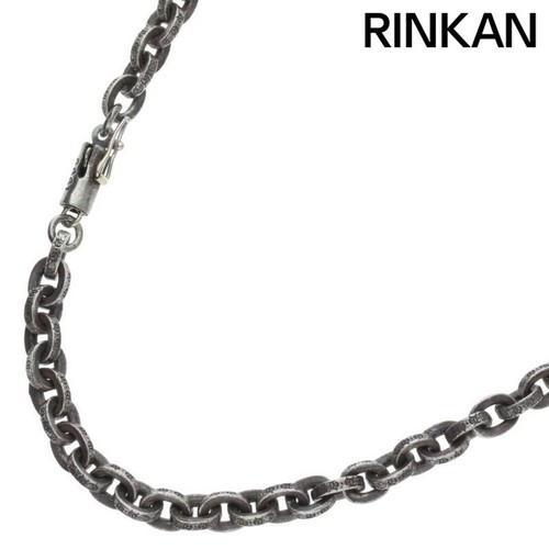 CHROME HEARTS Collana uomo argento 24 24 pollici cuori cromati CATENA CARTA usata bac9f65773164ef5c