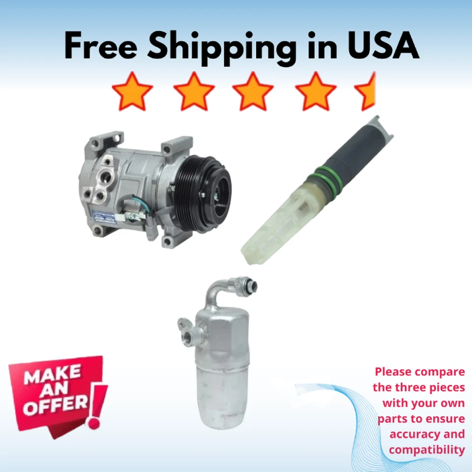 Kit Compressor A/C Fit GMC Sierra 1500 Classic 2007, Sierra 1500 2003-2007 - Image 1 of 1