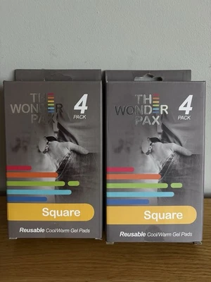 WonderPax 4Pack Reusable Warm/Cool GelPads 2 Boxes New - Image 1 of 3