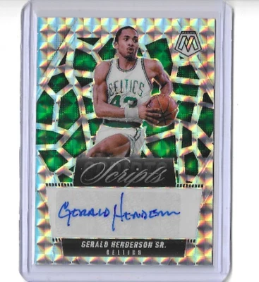 2024-25 Panini Mosaic Basketball Gerald Henderson Sr Scripts AUTO!! Celtics (BH) - Image 1 of 2
