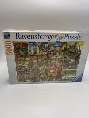 Ravensburger 17430  Jigsaw Puzzle COLIN THOMPSON - BIZARRE TOWN 5000 pcs NEW BOX - Image 1 of 4