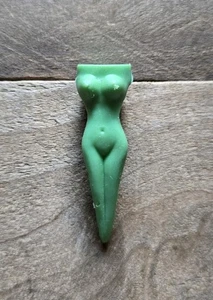 Vintage Nude Green Golf Tee Neuheit Gag Naked Lady Naughty - Bild 1 von 5