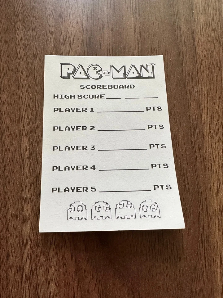 PAC-MAN El Juego de Mesa Repuestos y Piezas Buffalo Games Almohadilla de Alta Puntuación Foto 1 de 1