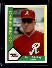 1990 CMC ROCHESTER RED WINGS CURT SCHILLING ROCHESTER RED WINGS #5