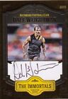 Richmond Hall Of Fame&Immortals Card Album Set Signature Card SS5 Dale Weightman