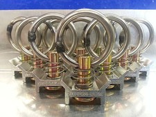 10x Single Fitting/Endbeschlag/Endfitting für Airlineschiene/Zurrschienen