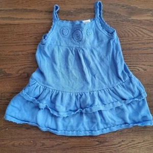 GYMBOREE Girls 2T Blue Knit Tank Dress - Picture 1 of 9