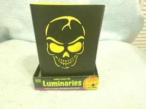 Halloween Luminaria Esqueleto Negro Nuevo En Paquete - Imagen 1 de 1