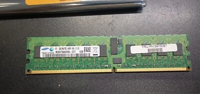 6 pack SAMSUNG M393T5663FBA-CF7 2GB  2Rx8 PC2-6400P IBM 59Y5097 Server Memory - Image 1 of 2