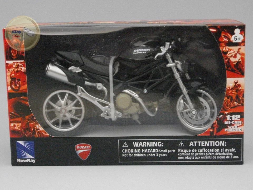 Ducati New Monster 1100 - New Ray Moto 1:12 - NR44023BK - Immagine 1 di 1