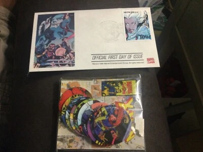 VINTAGE MARVEL X-MEN STORM MONGOLIAN FIRST DAY ISSUE STAMP & ENVELOPE 06/20/1995 - Image 1 of 4