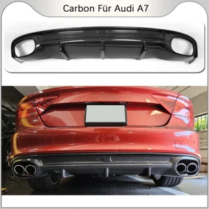 Difusor trasero de carbono alerón para Audi A7 S Line S7 Sportback 2011-14 - Imagen 1 de 10