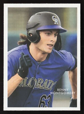 2022 Topps Heritage Minors #15 Benny Montgomery 1953 Baseball Stars Pre-Rookie - Image 1 of 2