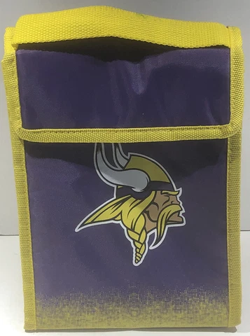 Minnesota Vikings Insulated Soft-side Lunch Bag Cooler NFL Football Work Party Cover