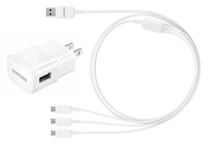 Samsung Multi-Charging Wall Charger & Cables - RETAIL - Picture 1 of 4