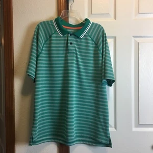 LANDS' END Herren Poloshirt grün gestreift Gr. XL - Bild 1 von 5