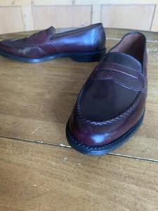 Allen Edmonds Genuine Horween Cordovan Randolph Penny Loafers 11 B - Picture 1 of 14