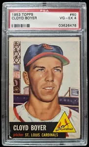 1953 Topps CLOYD BOYER #60 PSA 4 VG-EX Cardinals 03626476 - Picture 1 of 2