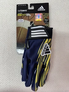 University of Michigan Wolverines Adidas AdiZero receiver gloves Large γ½οΈ π - Picture 1 of 6