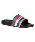 DSQUARED2 Men's Black Multicolor Stripe DSQ2 SLIDES Sliders slippers UK11 EUR45