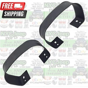 Parachoques trasero 87-95 YJ Jeep Wrangler negro OEM parachoques parachoques - Imagen 1 de 23